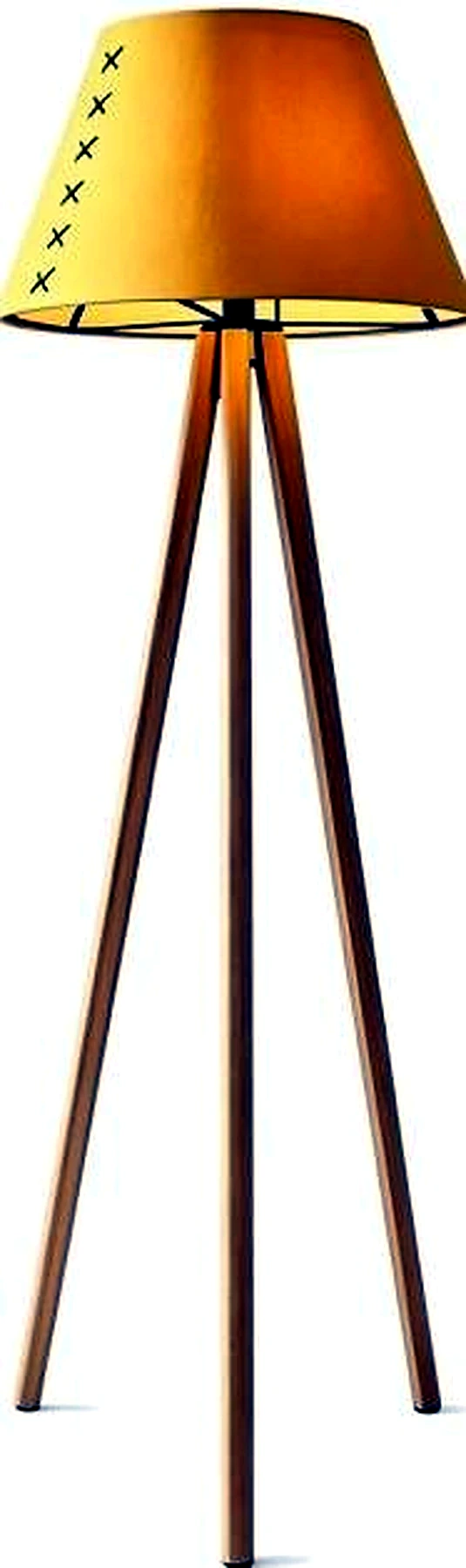 KO-XYM-0172 Tripod acoustic fabric floor lamp product image