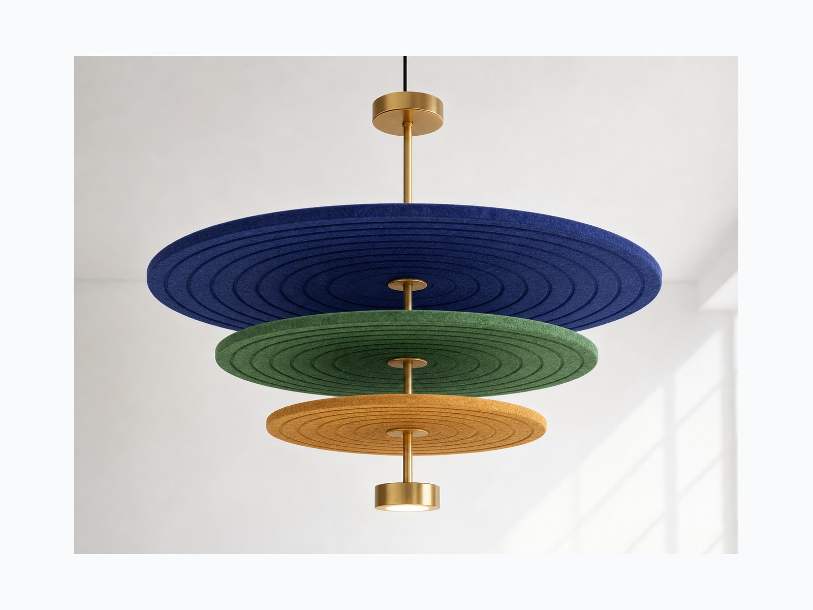 Disc Felt Pendant Light