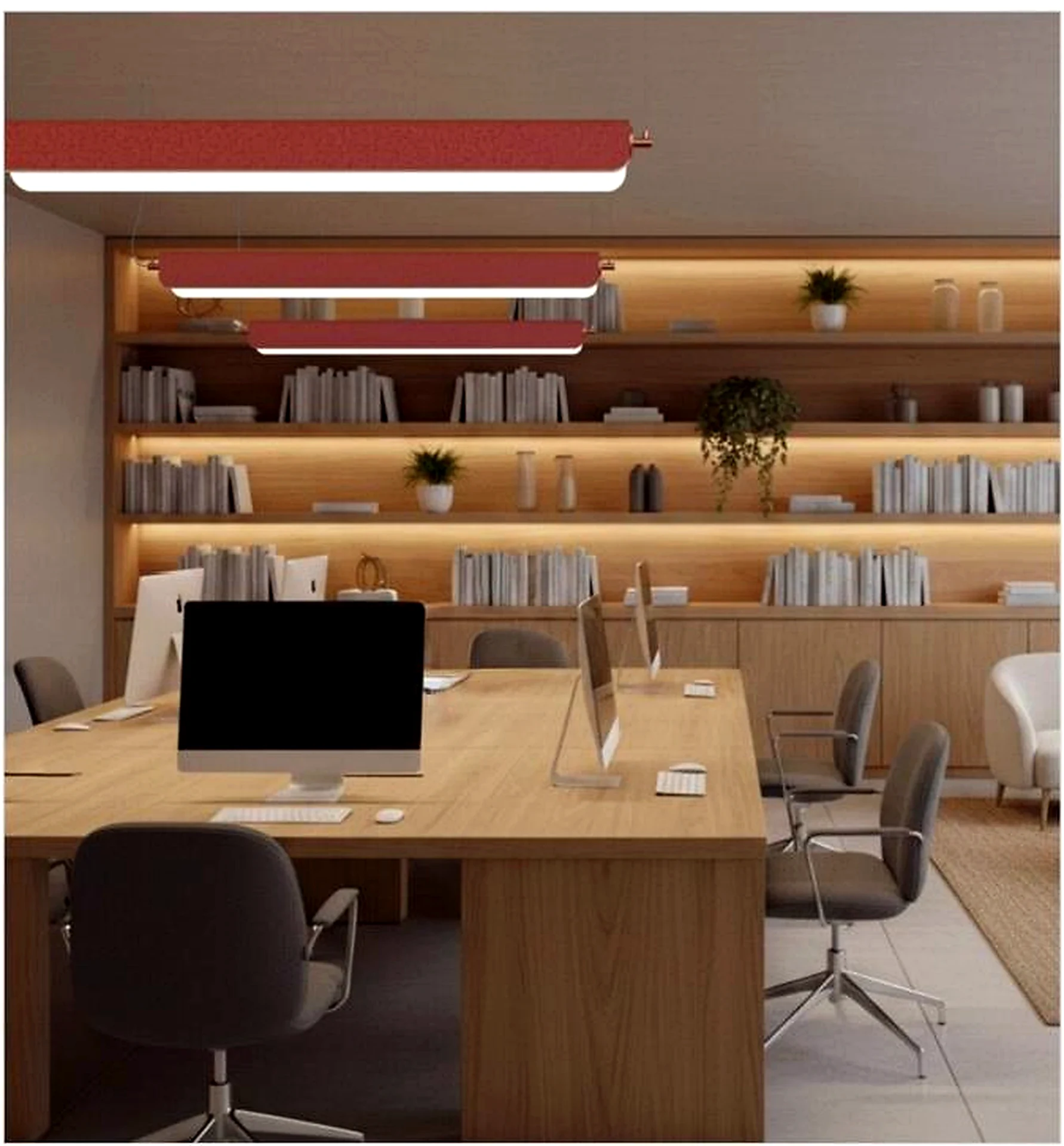 KO-XYM-0014 acoustic linear light scene application