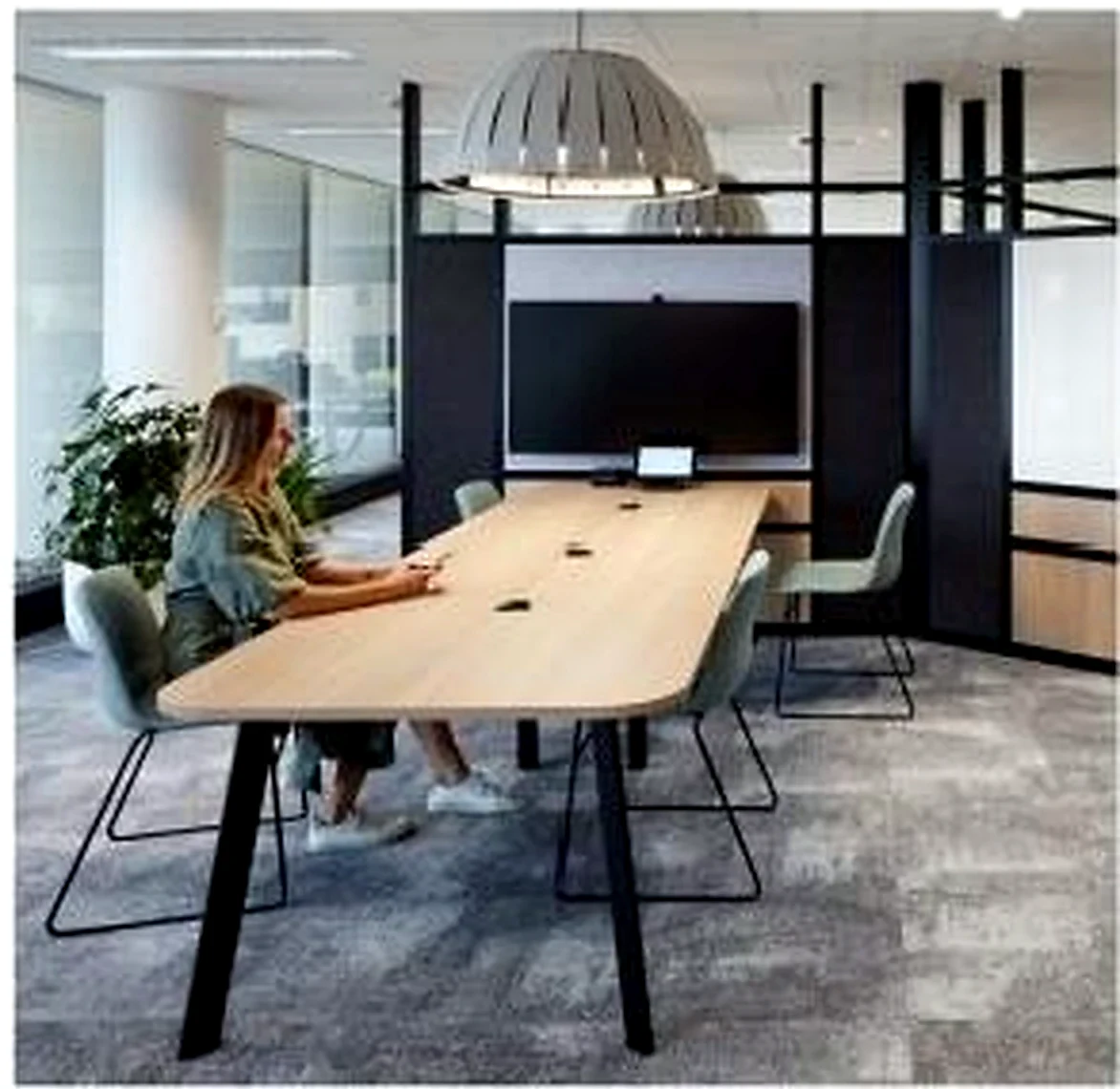 KO-XYM-0031 acoustic pendant light scene application
