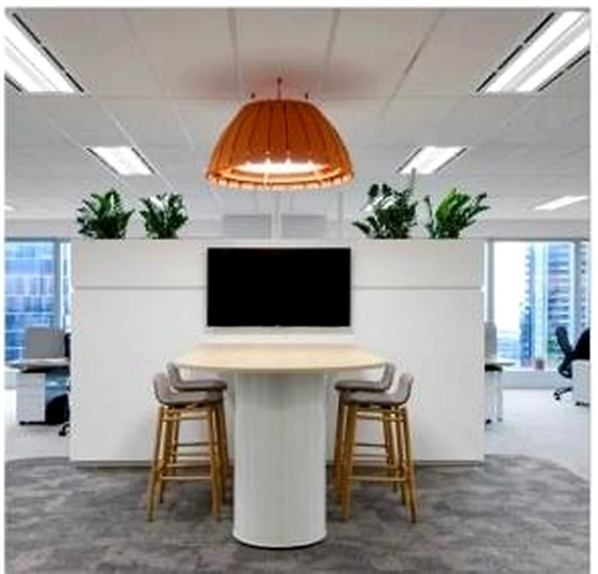 KO-XYM-0031 acoustic pendant light scene application