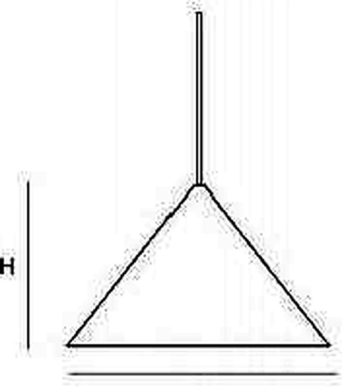 KO-XYM-0033 acoustic pendant light line drawing