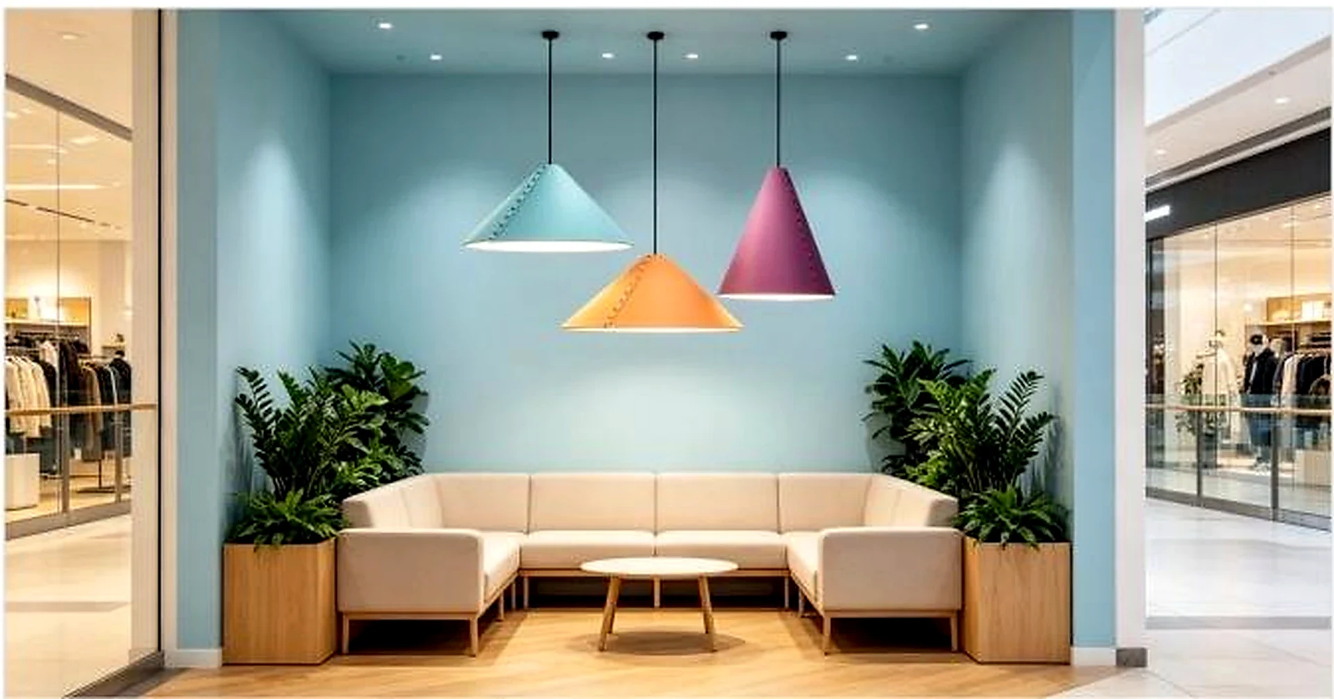 KO-XYM-0033 acoustic pendant light scene application