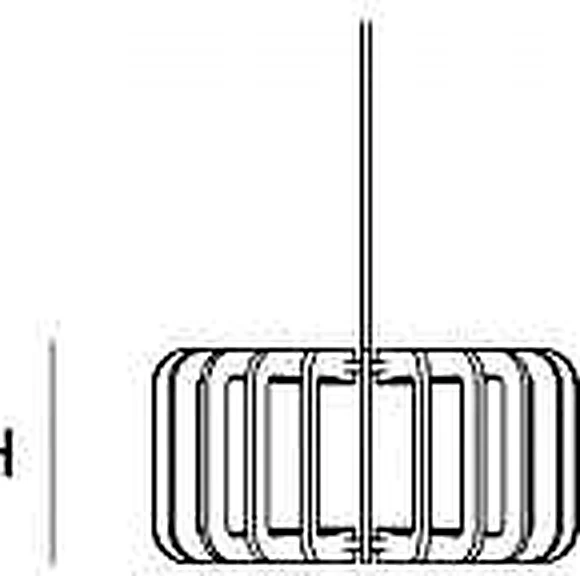 KO-XYM-0047 acoustic pendant light line drawing