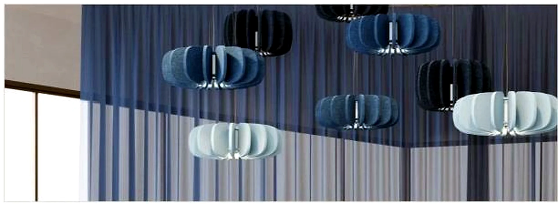 KO-XYM-0048 acoustic pendant light scene application