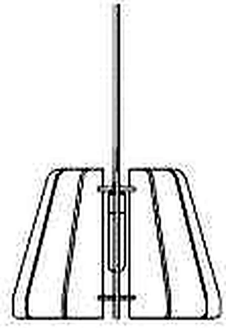 KO-XYM-0050 acoustic pendant light line drawing