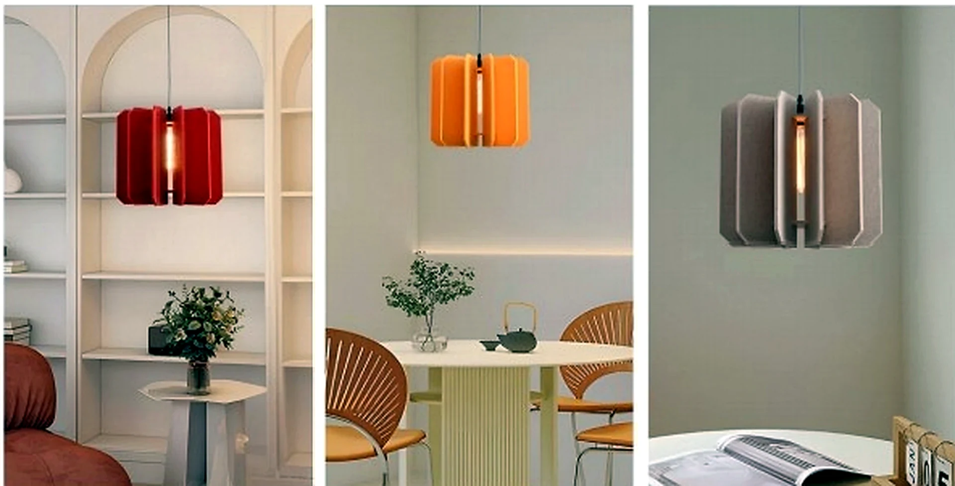 KO-XYM-0051 acoustic pendant light scene application
