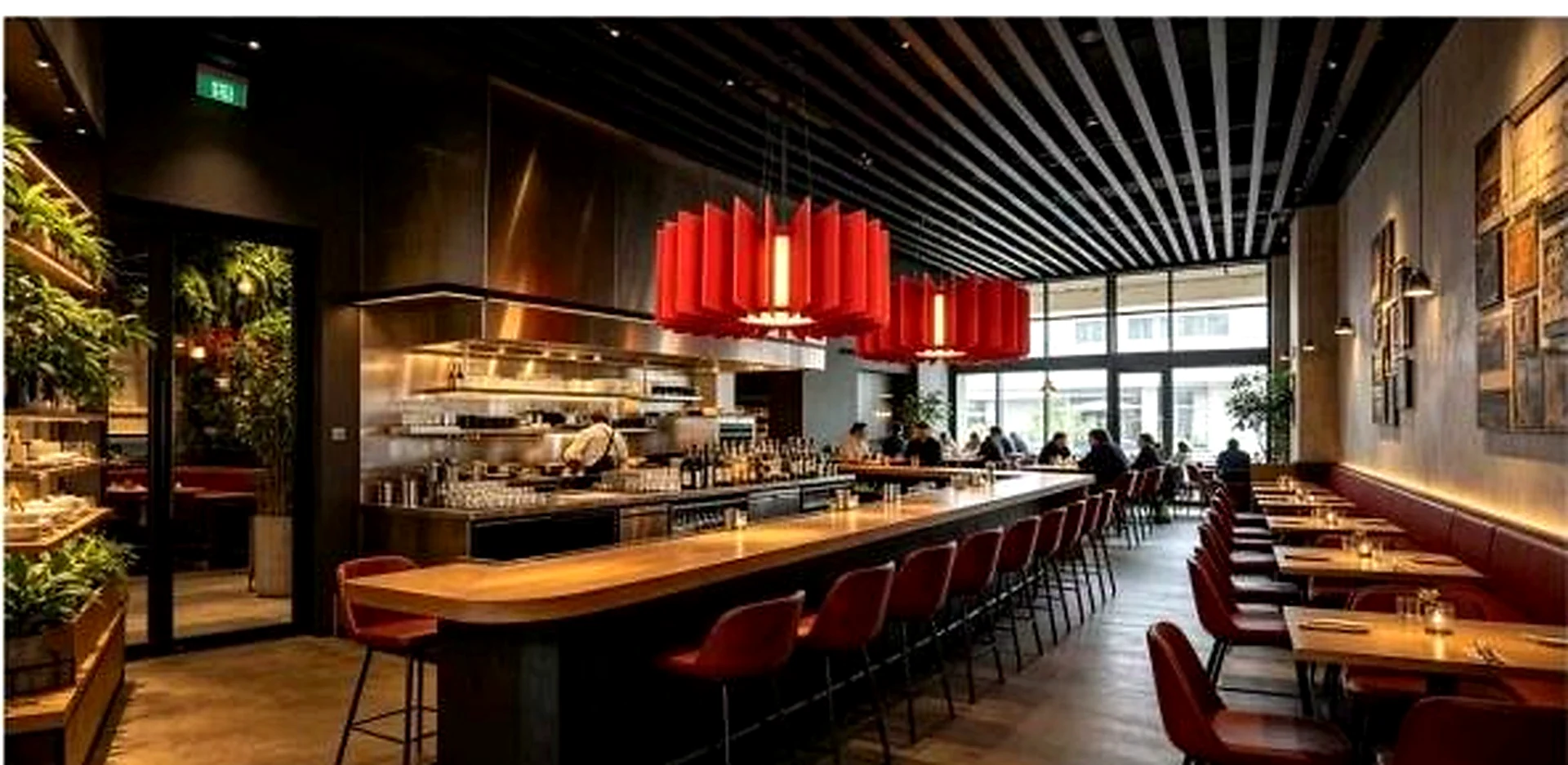 KO-XYM-0053A acoustic pendant light scene application