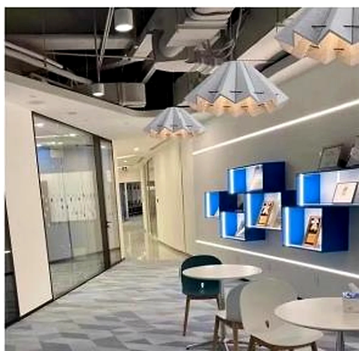 KO-XYM-0054 acoustic pendant light scene application