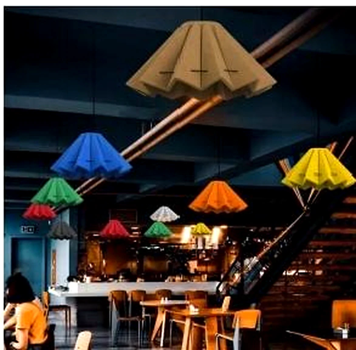 KO-XYM-0054 acoustic pendant light scene application