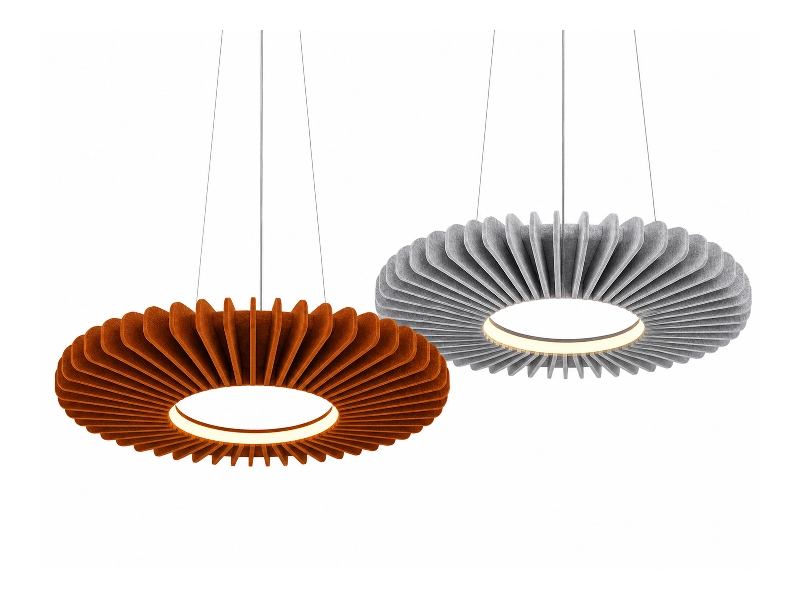 KO-XYM-0057 PET felt acoustic pendant light