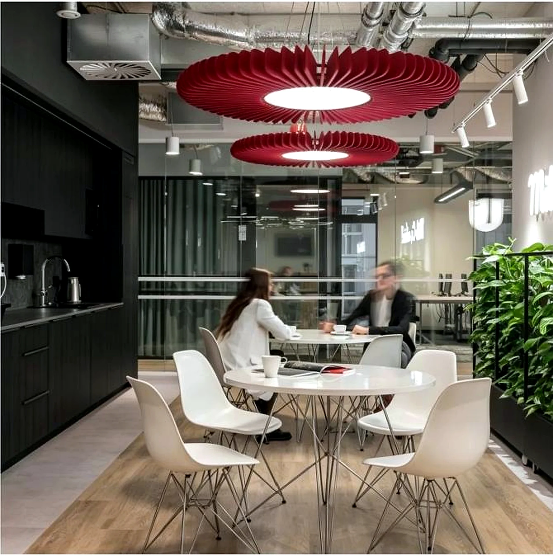 KO-XYM-0057 acoustic pendant light scene application