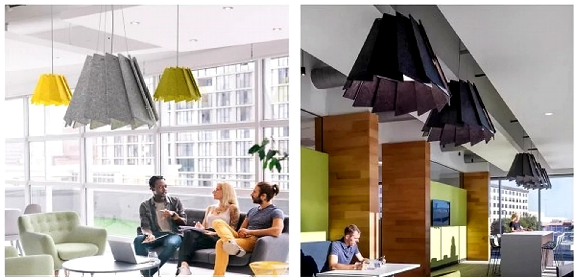 KO-XYM-0058 acoustic pendant light scene application