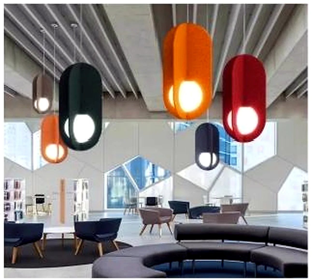 KO-XYM-0077 acoustic pendant light scene application