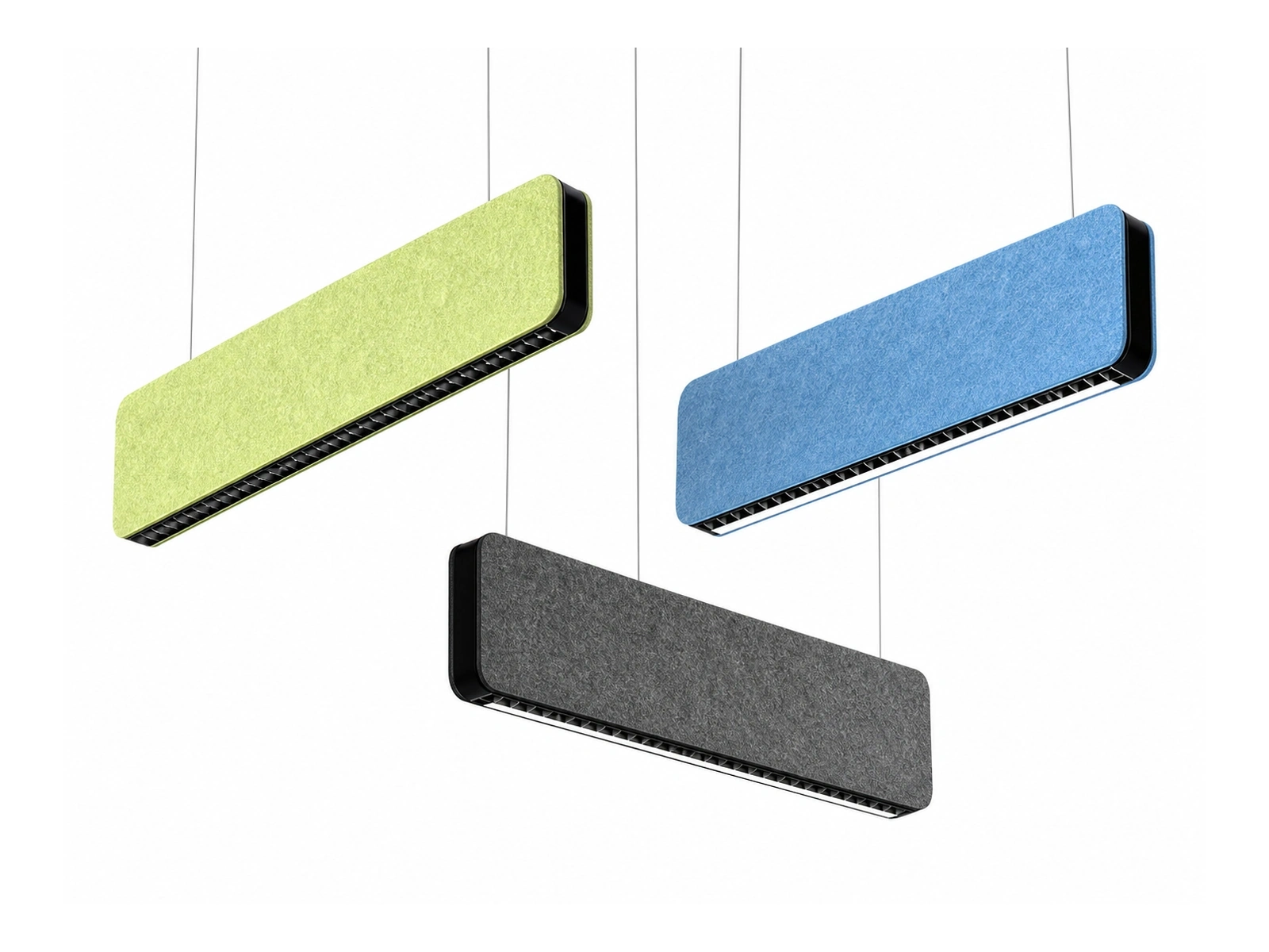 KO-XYM-0112 PET felt acoustic linear light