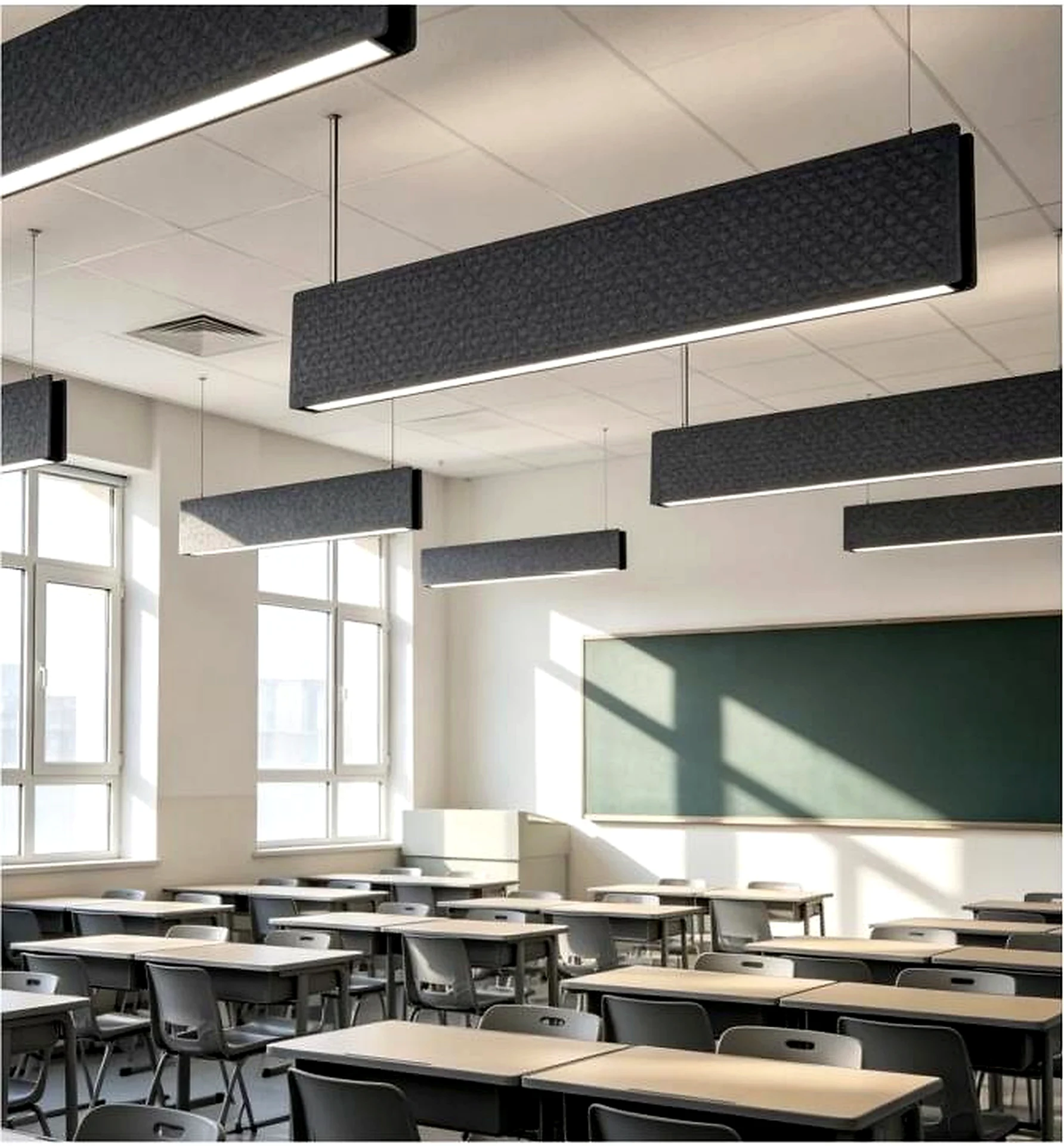 KO-XYM-0118 acoustic linear light scene application