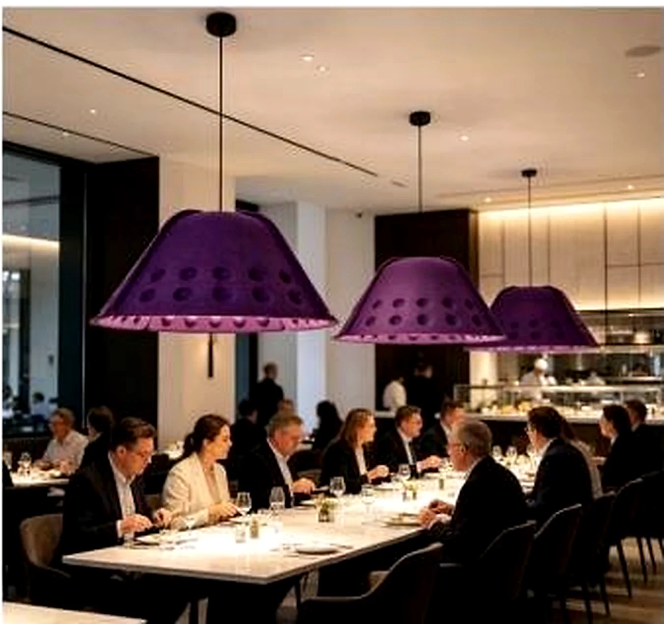 KO-XYM-0125 acoustic pendant light scene application