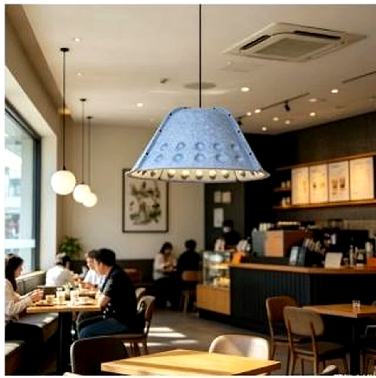 KO-XYM-0125 acoustic pendant light scene application