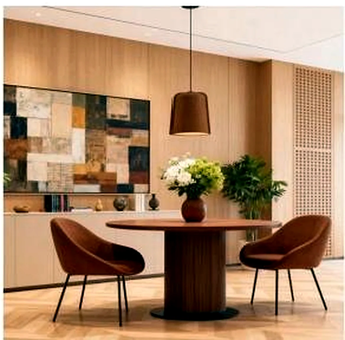 KO-XYM-0126 acoustic pendant light scene application