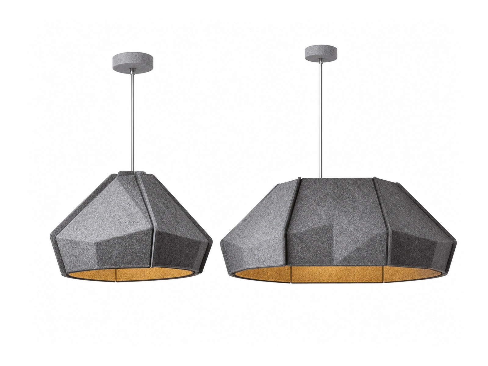 KO-XYM-0128 PET felt acoustic pendant light