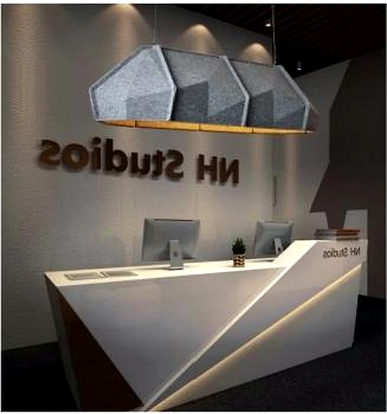 KO-XYM-0128 acoustic pendant light scene application