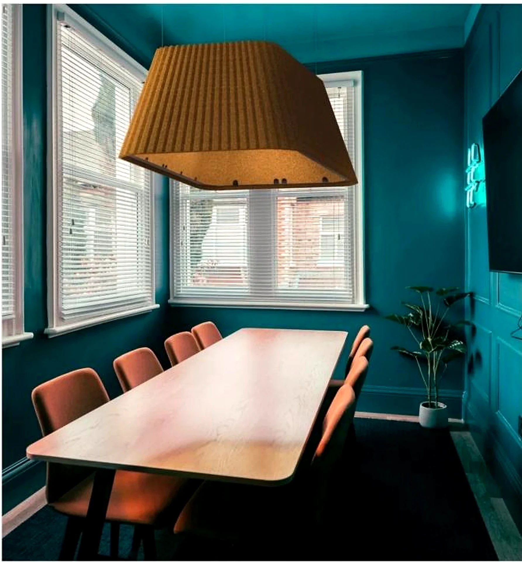 KO-XYM-0140 acoustic pendant light scene application