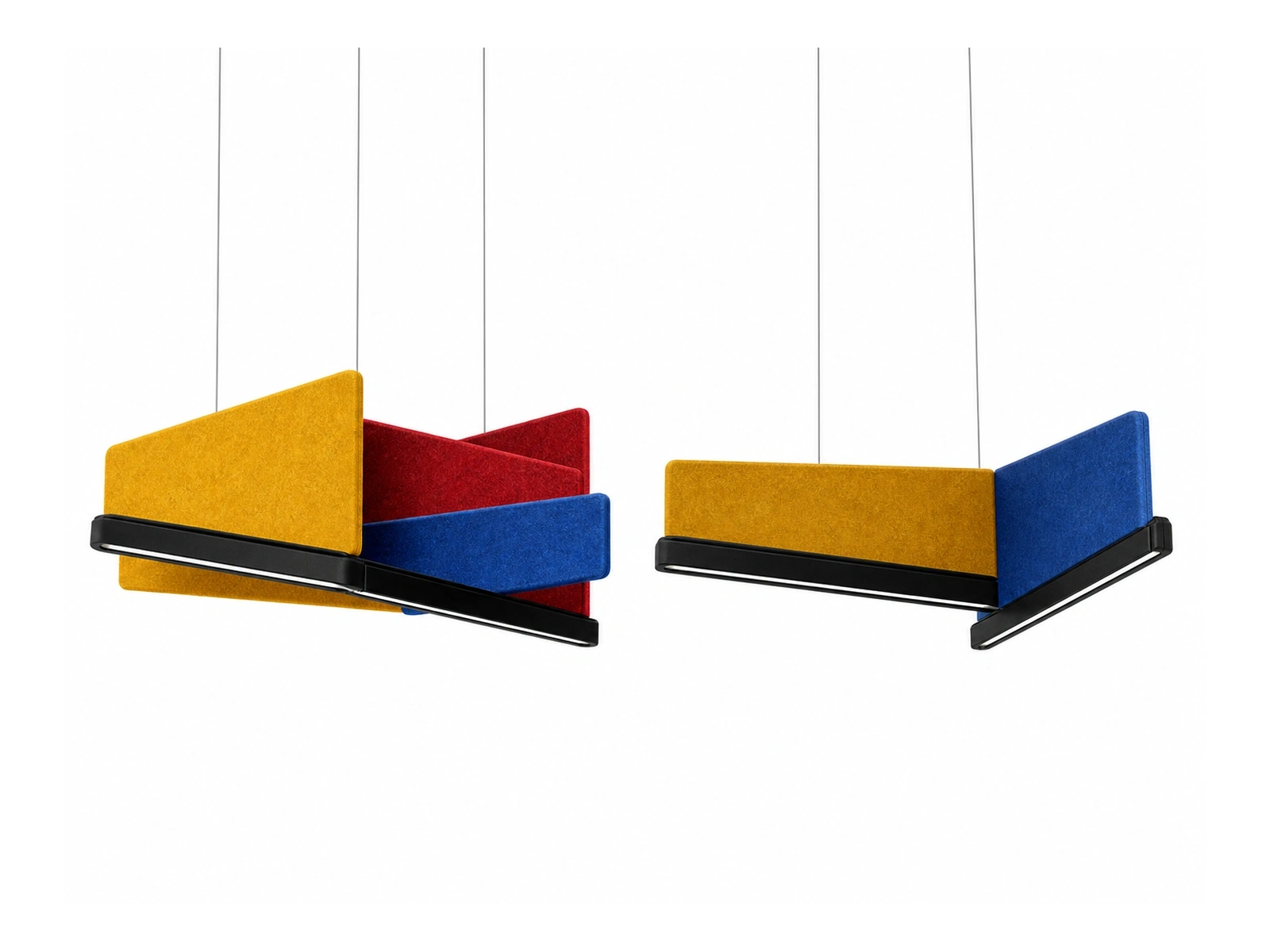 KO-XYM-0143 PET felt acoustic linear light