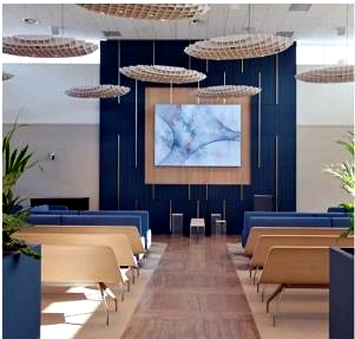 KO-XYM-0144 acoustic pendant light scene application