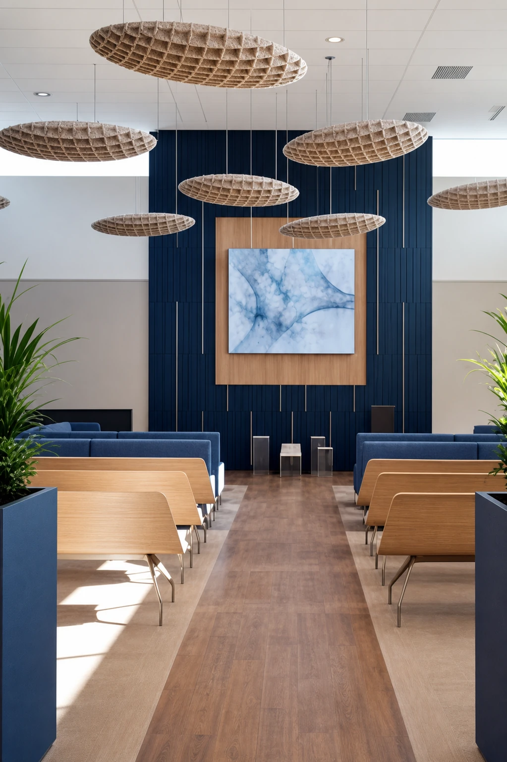 KO-XYM-0144 acoustic pendant light scene application