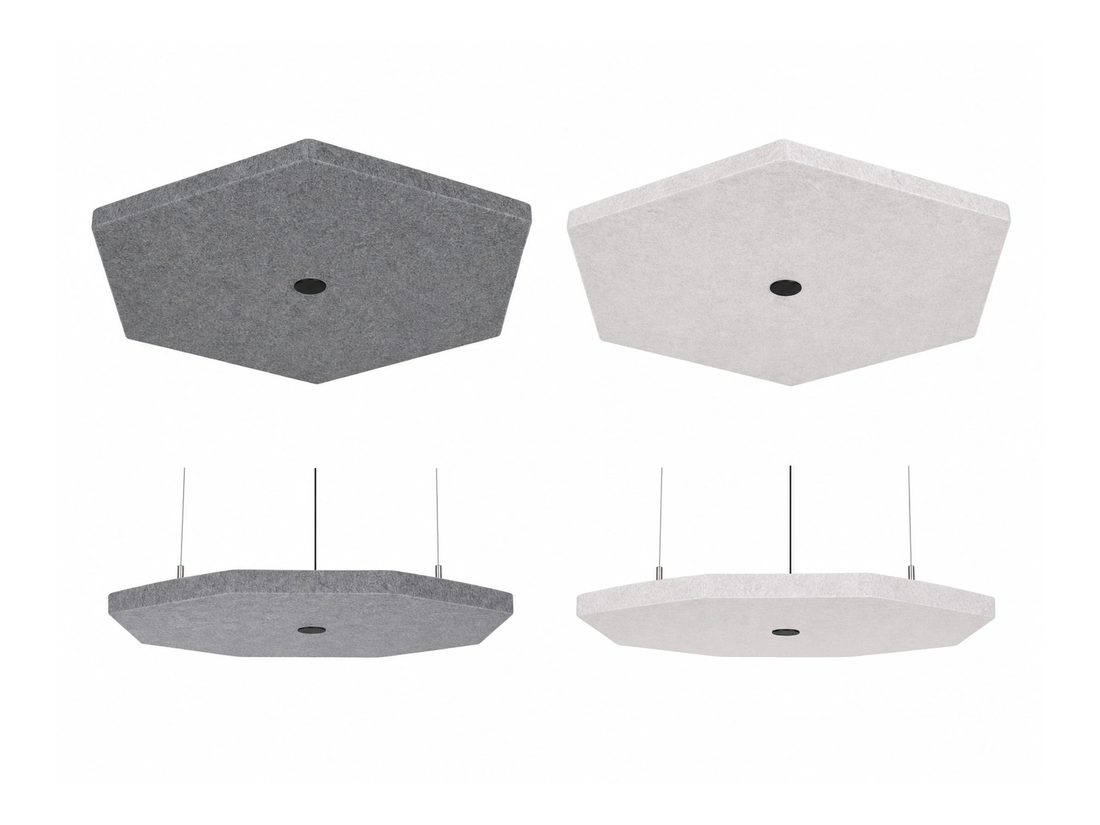 KO-XYM-0146 PET felt acoustic linear light