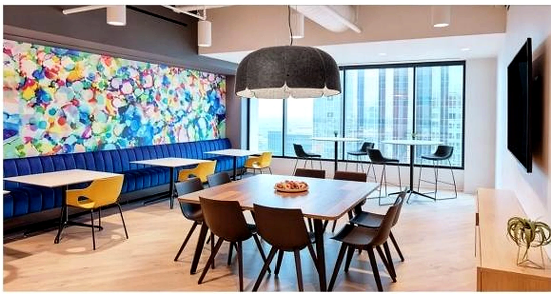 KO-XYM-0156 acoustic pendant light scene application