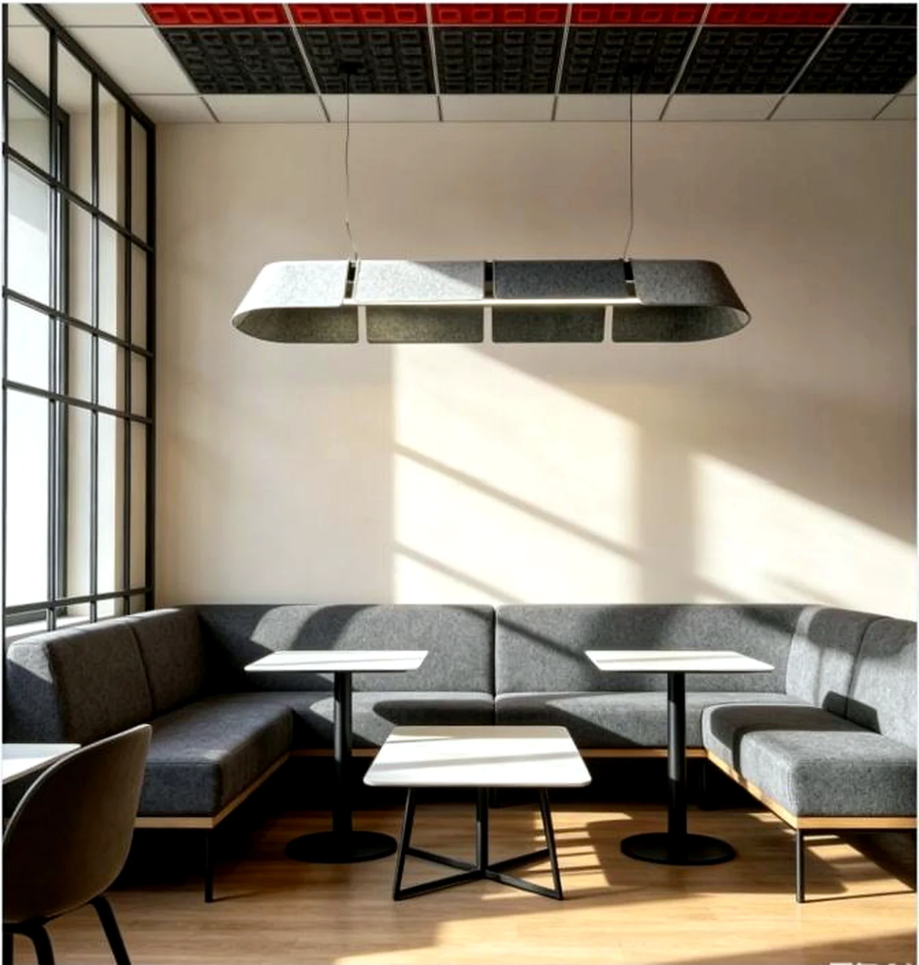 KO-XYM-0158 acoustic linear light scene application