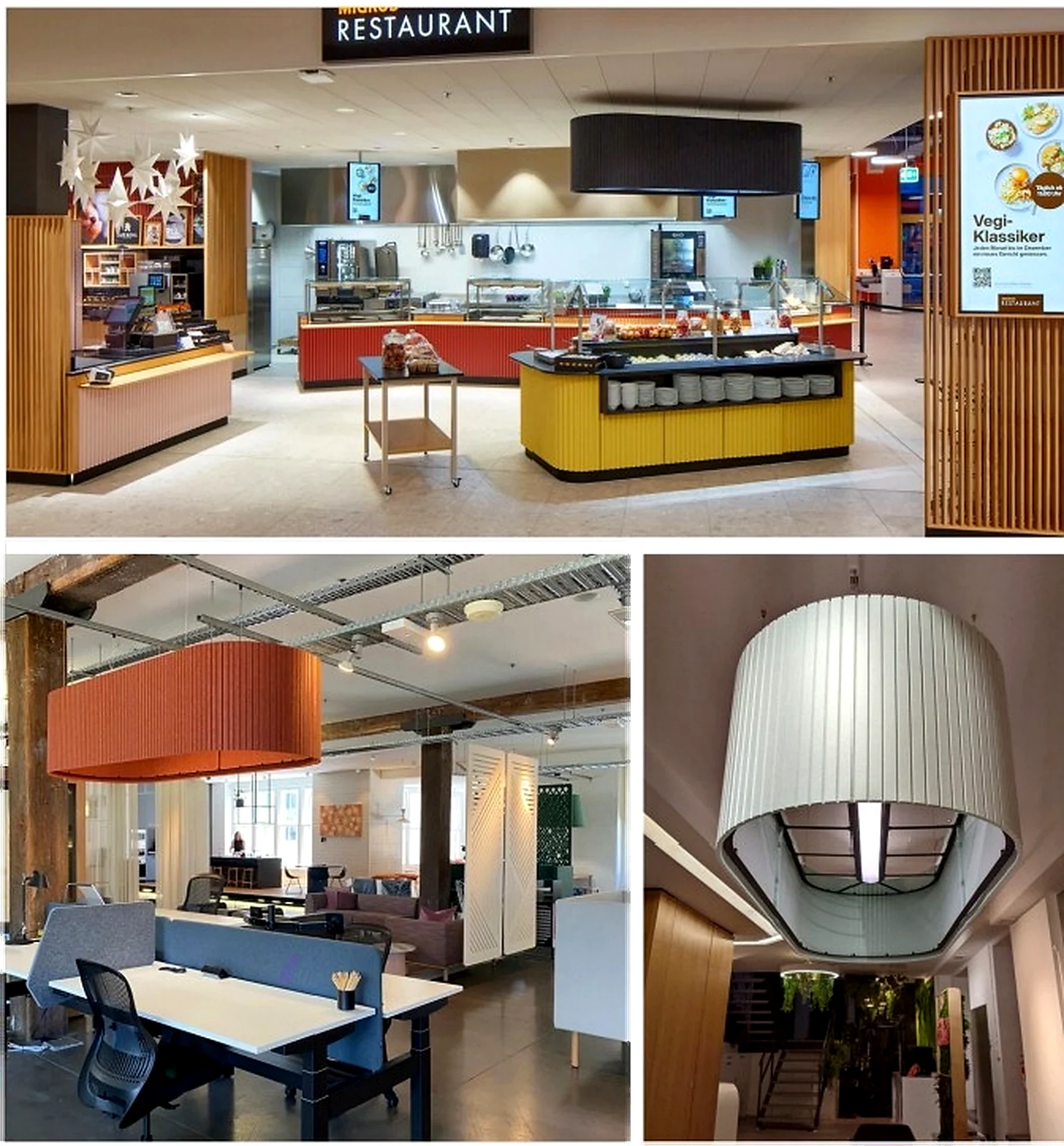 KO-XYM-0162 acoustic pendant light scene application