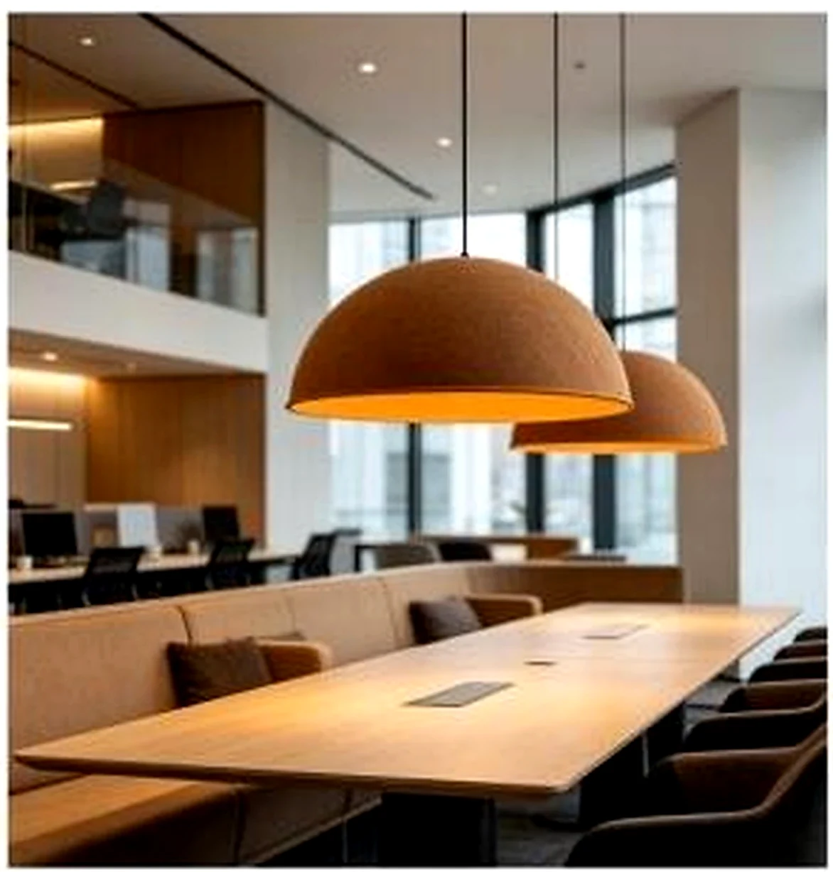 KO-XYM-0169 acoustic pendant light scene application