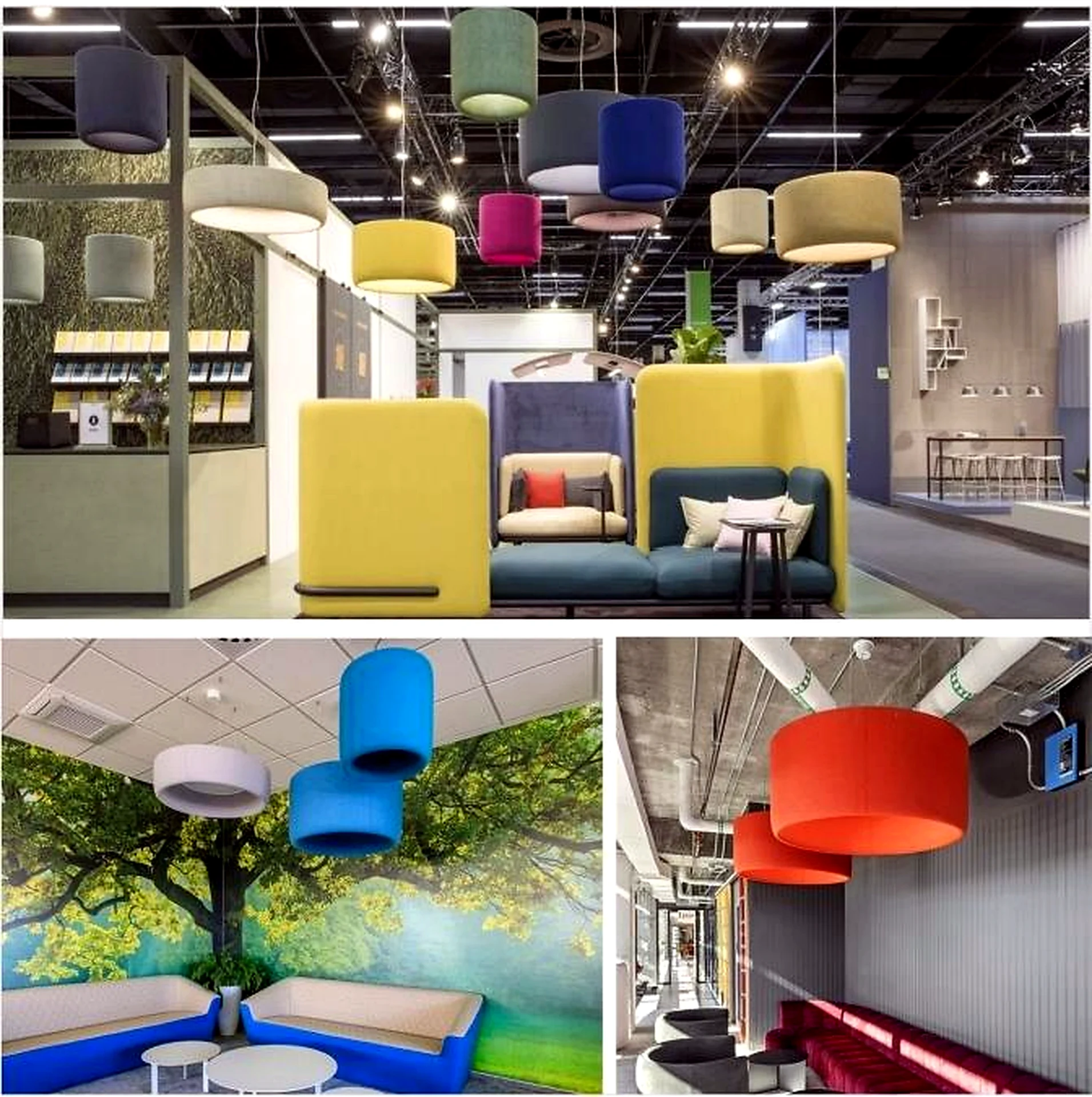 KO-XYM-0178 acoustic pendant light scene application