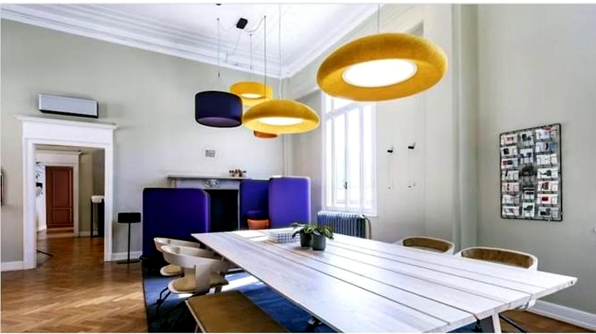 KO-XYM-0187 acoustic pendant light scene application