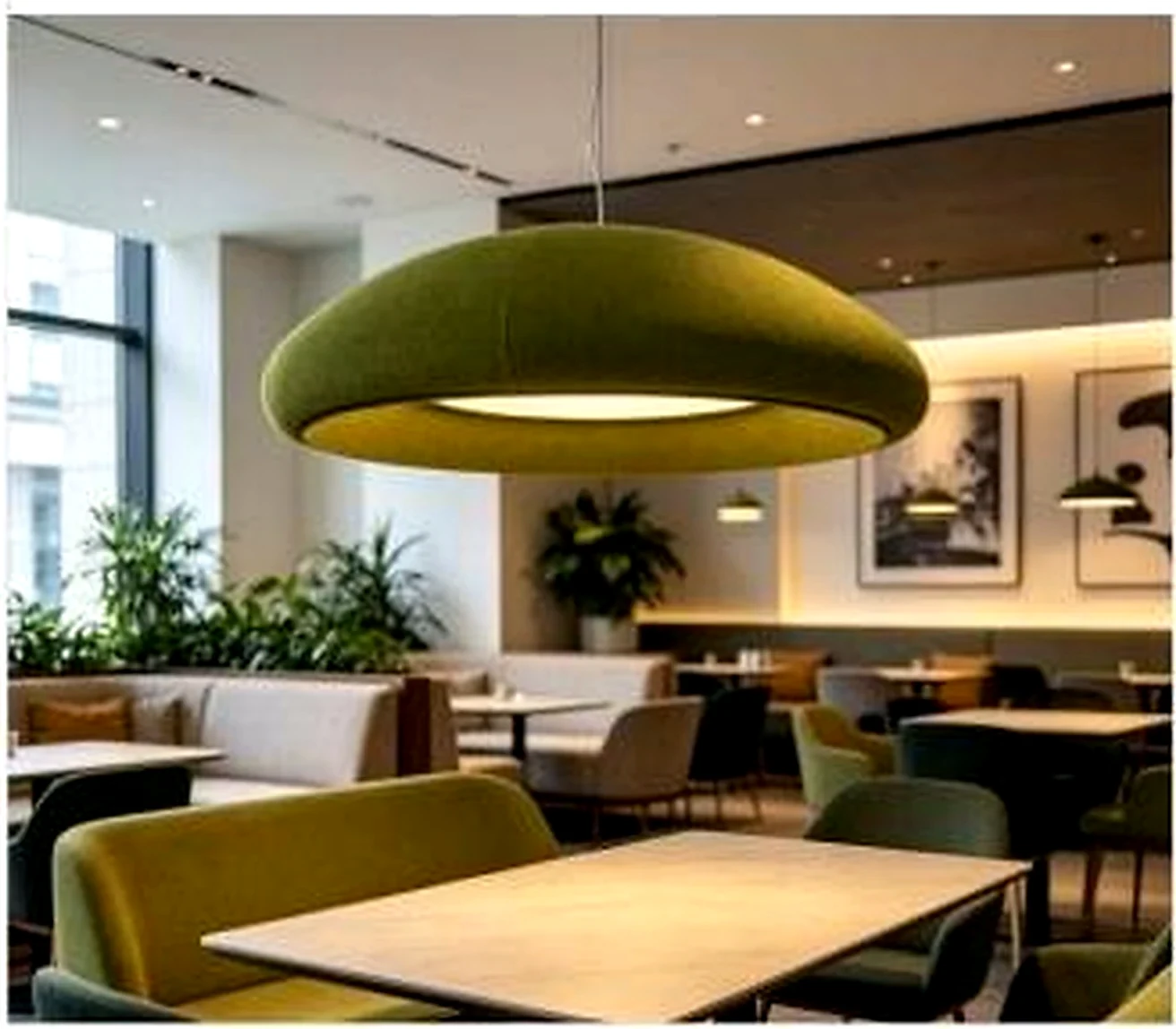 KO-XYM-0187 acoustic pendant light scene application