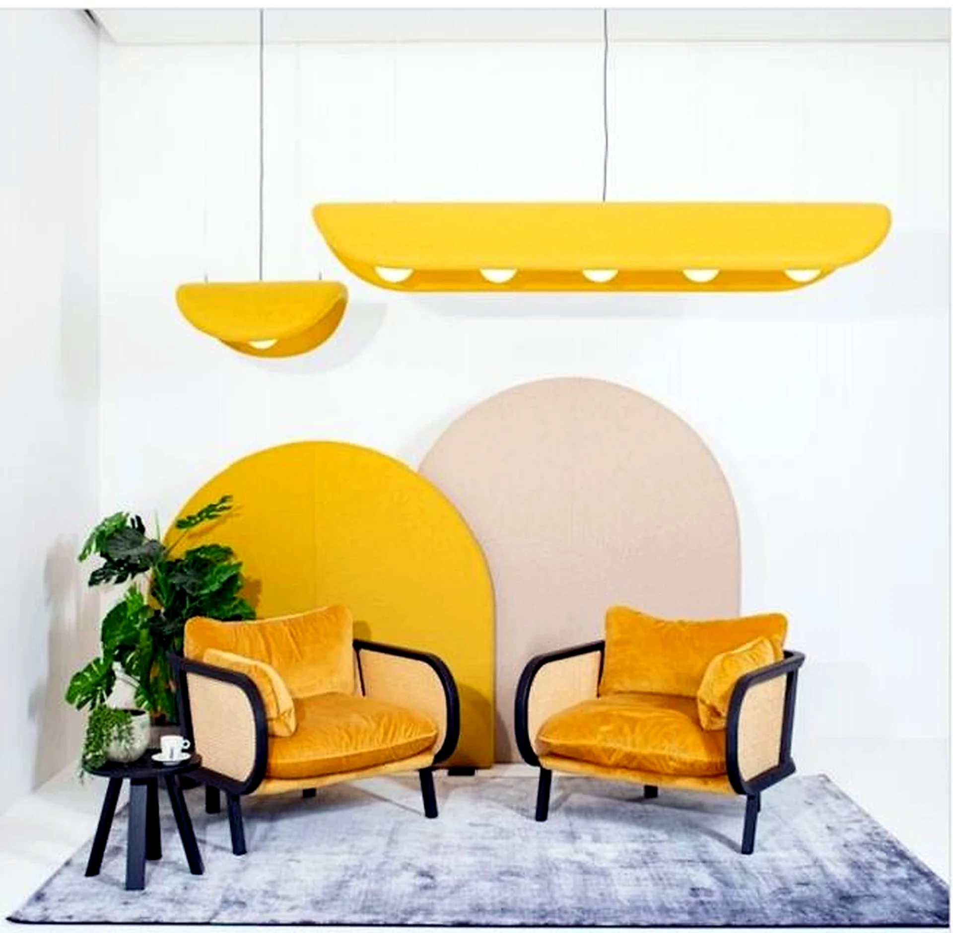 KO-XYM-0188 acoustic pendant light scene application