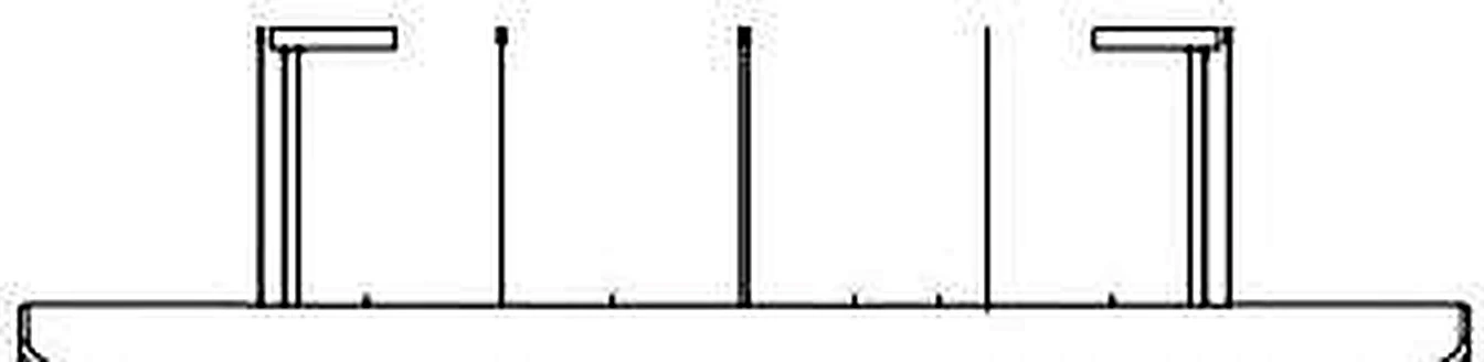 KO-XYM-0189 acoustic pendant light line drawing