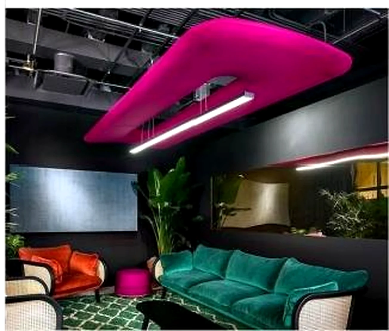KO-XYM-0189 acoustic pendant light scene application