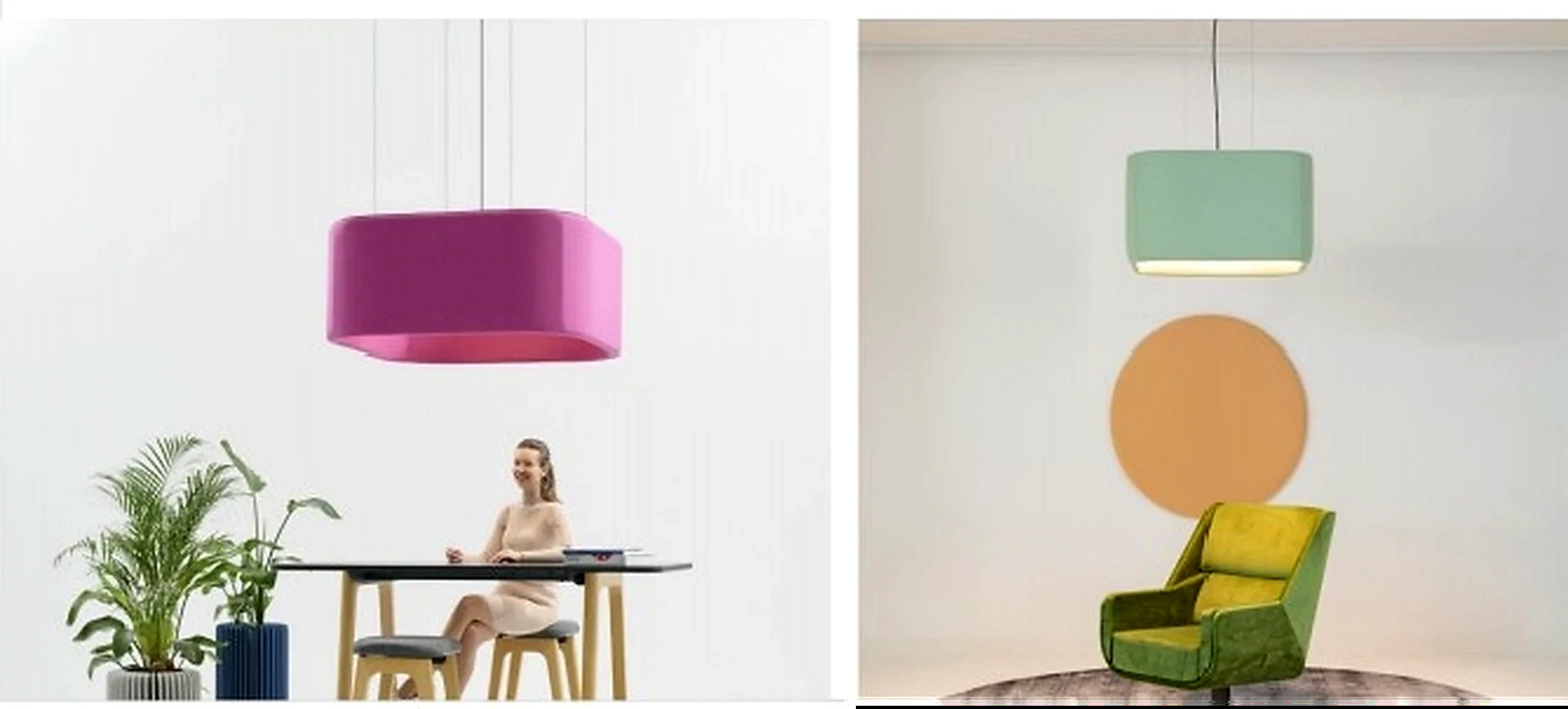 KO-XYM-0195 acoustic pendant light scene application