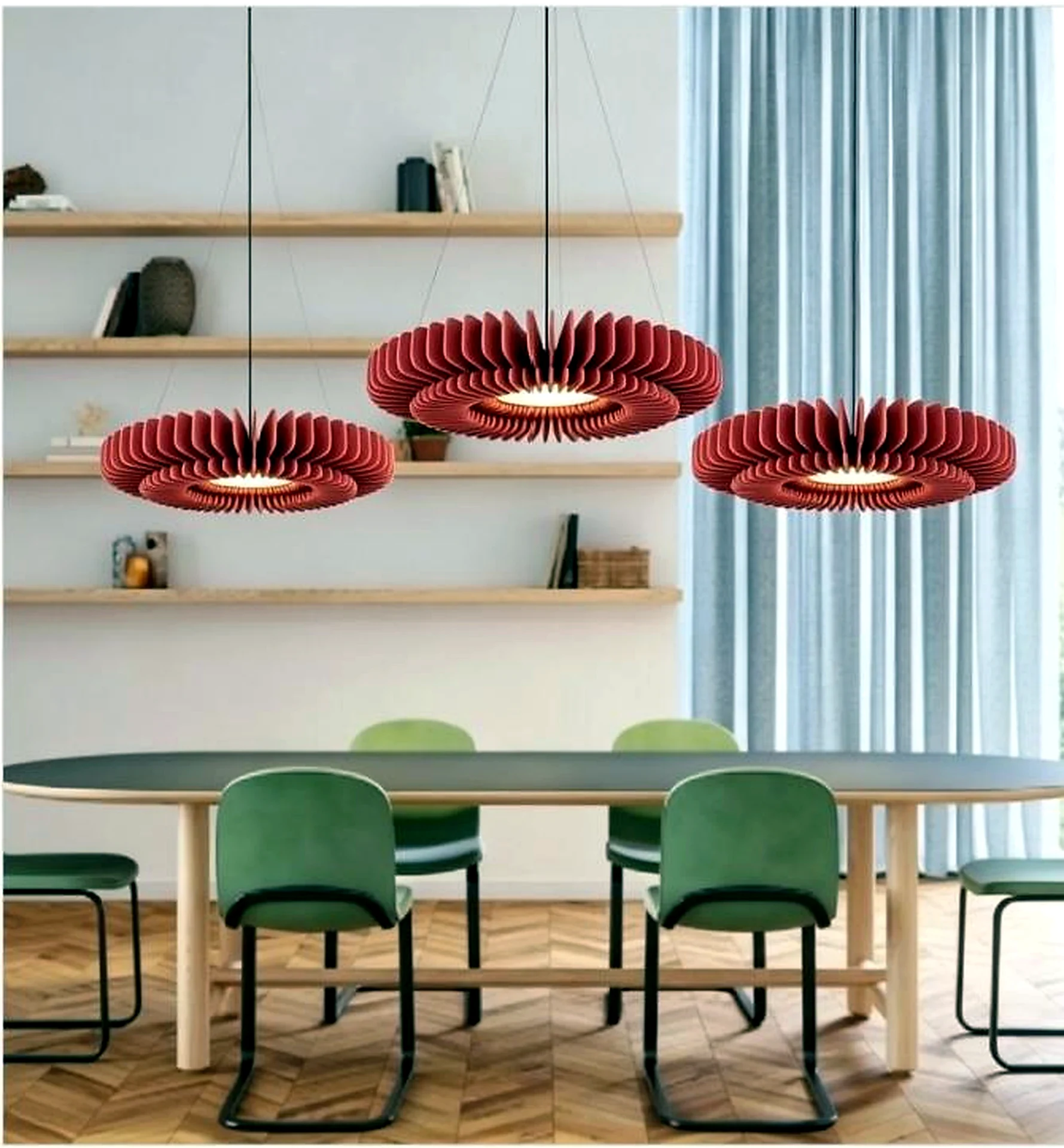 KO-XYM-0205 acoustic pendant light scene application