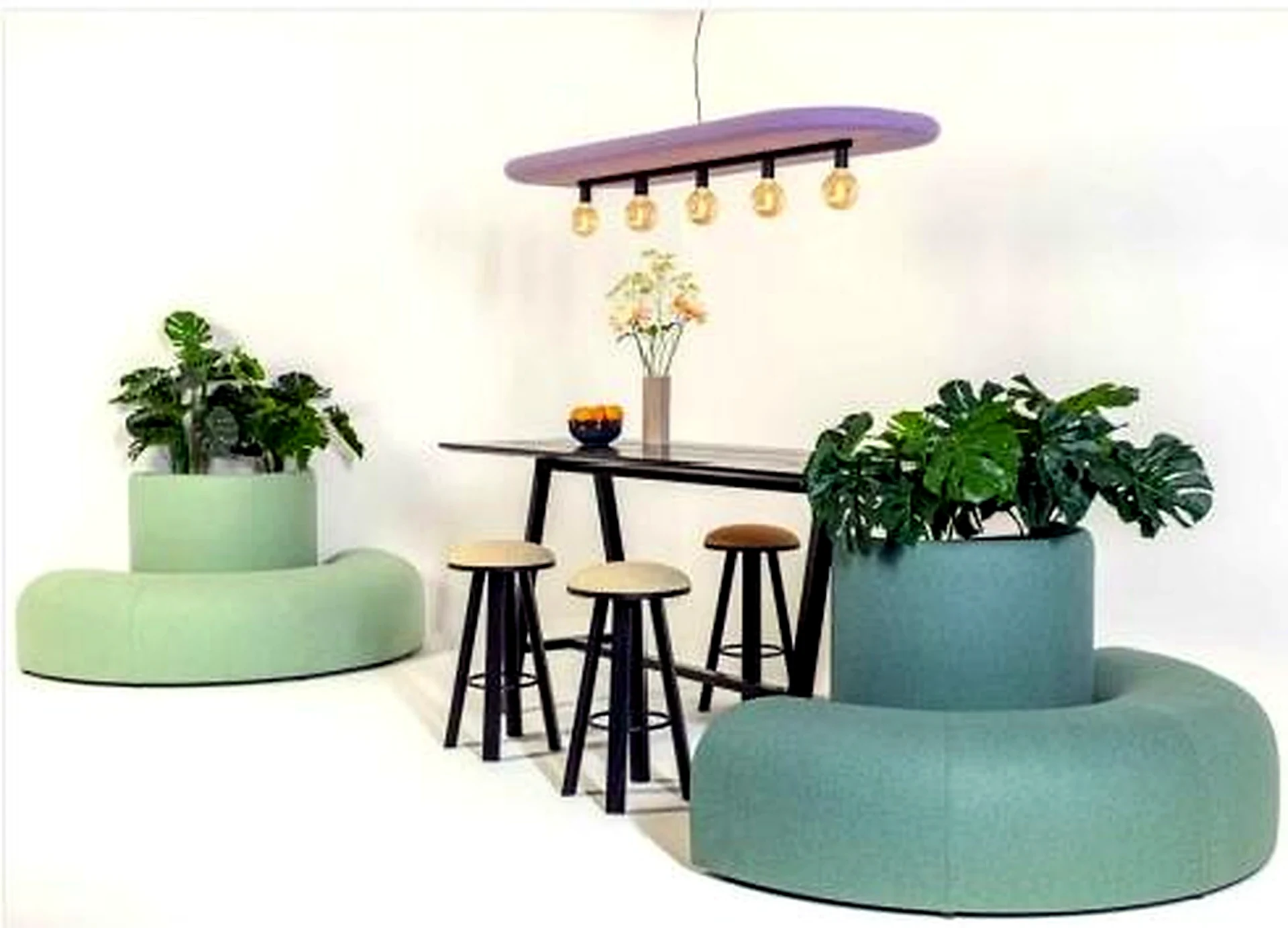 KO-XYM-0209 PET felt acoustic product scene application